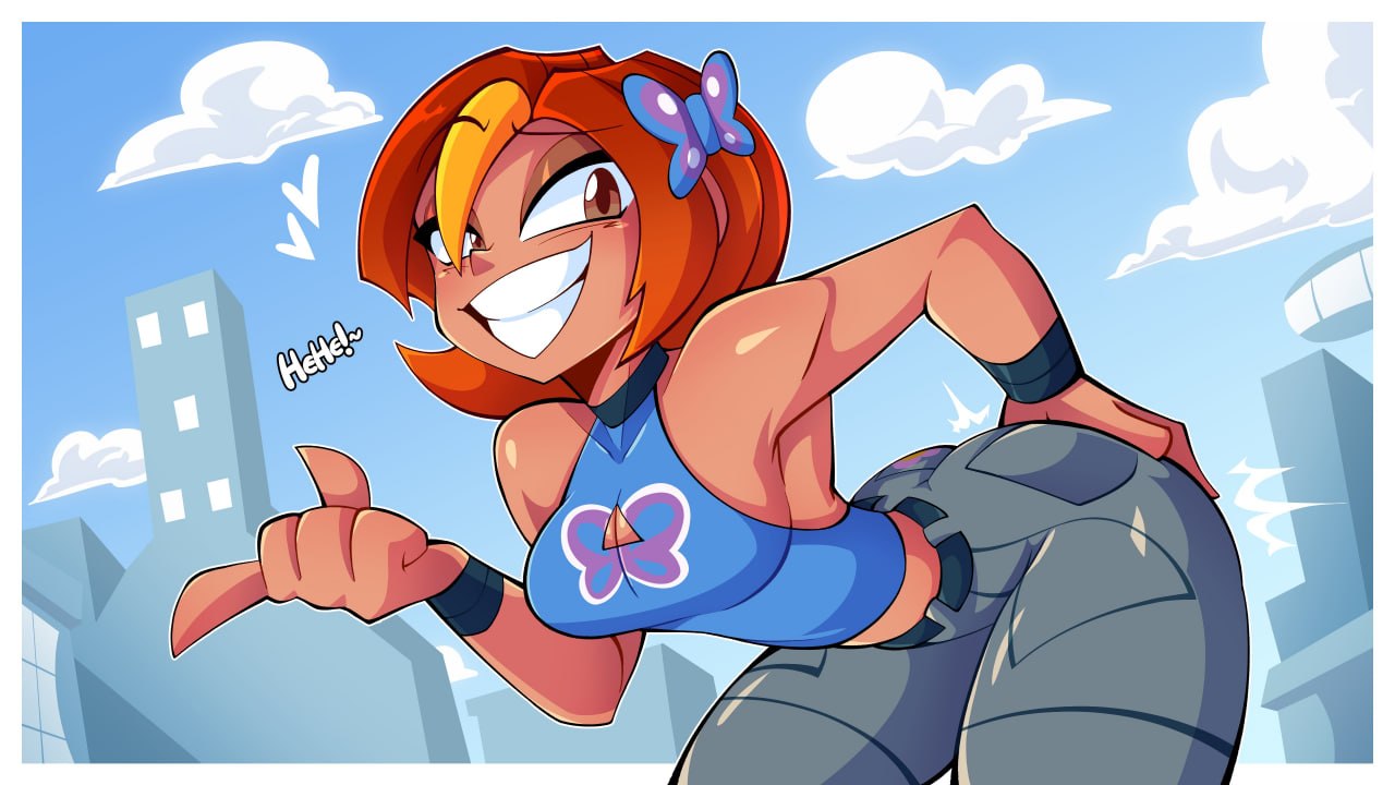 Butterfly full character art